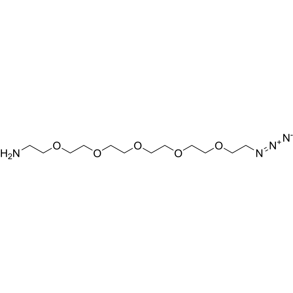 Azido-PEG5-amine Chemical Structure