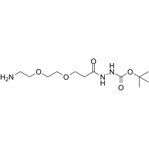Amino-PEG2-C2-hydrazide-Boc Chemical Structure
