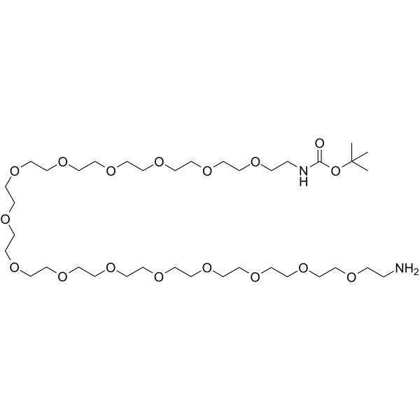 Boc-NH-PEG15-NH2 Chemical Structure