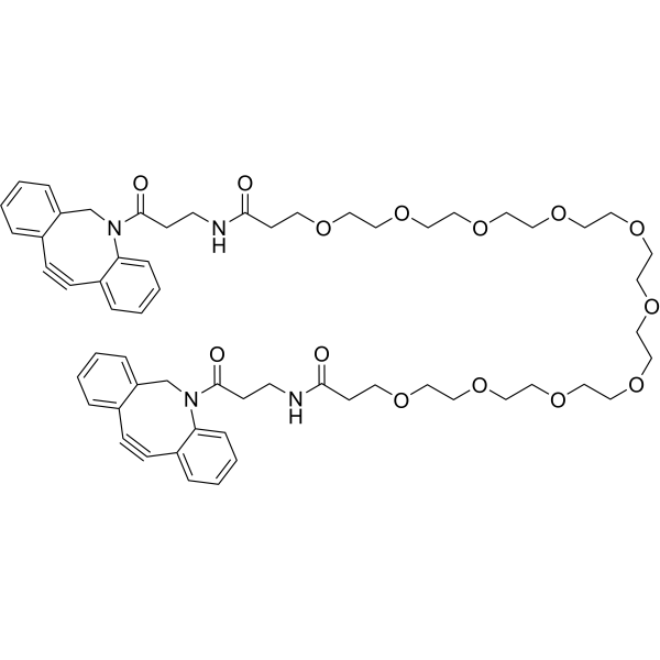DBCO-PEG10-DBCO Chemical Structure