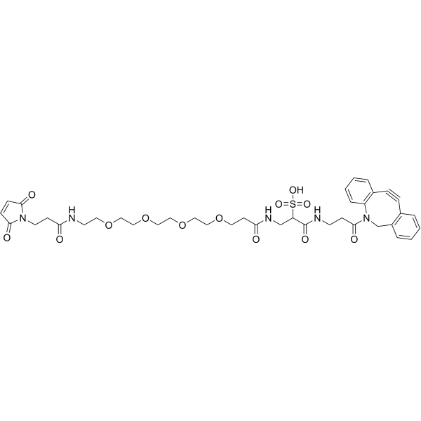 Sulfo DBCO-PEG4-Maleimide Chemical Structure