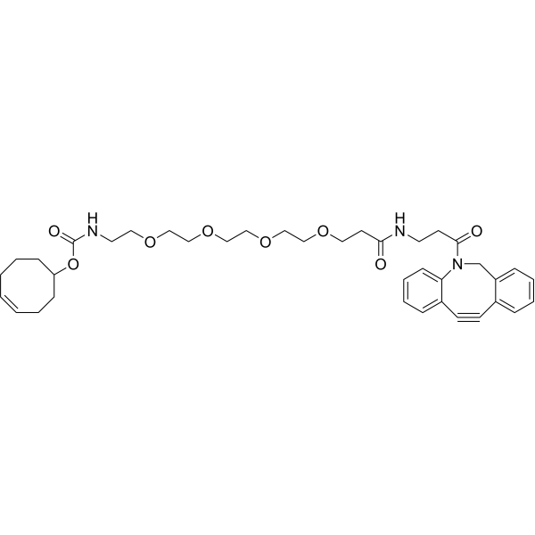 TCO-PEG4-DBCO Chemical Structure