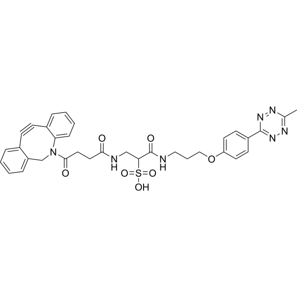 Methyltetrazine-DBCO Chemical Structure
