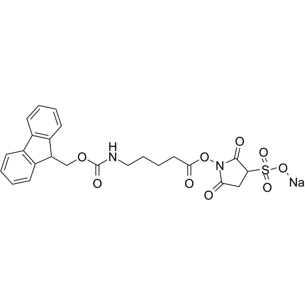 Fmoc-NH-pentanoic acid-NHS-SO3Na