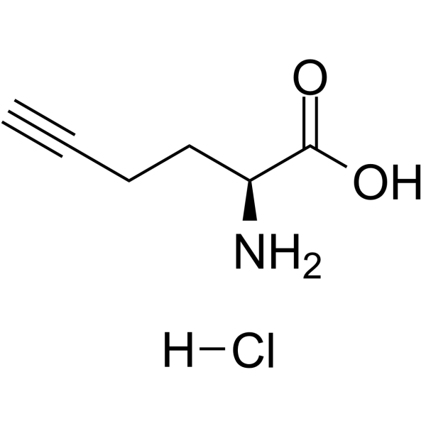 L-Homopropargylglycine hydrochloride Chemical Structure