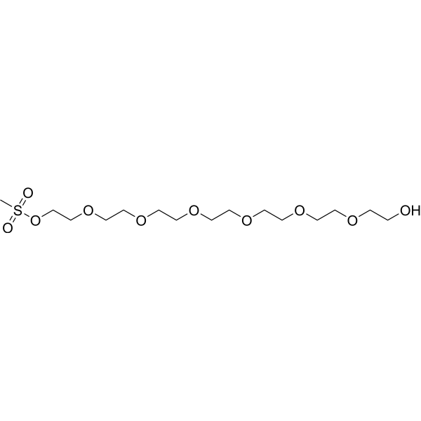 PEG7-O-MS Chemical Structure
