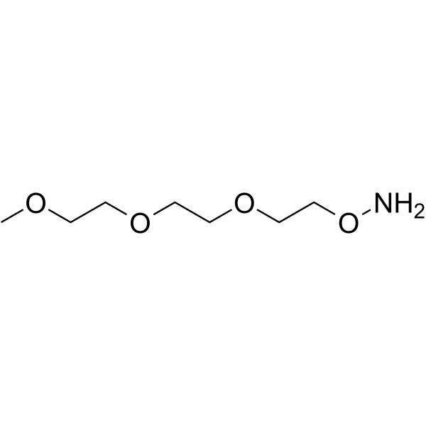 m-PEG3-Aminooxy Chemical Structure