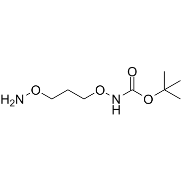 1-(t-Boc-Aminooxy)-3-aminooxy-propane Chemical Structure