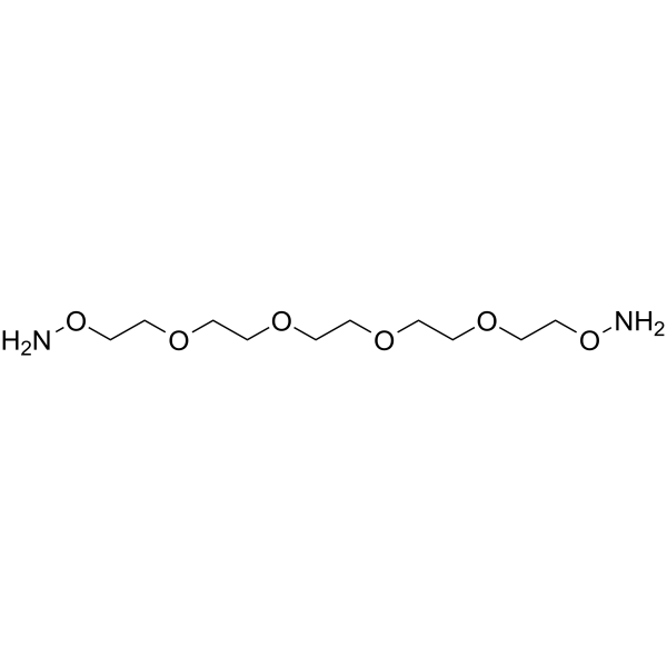 Bis-aminooxy-PEG4 Chemical Structure
