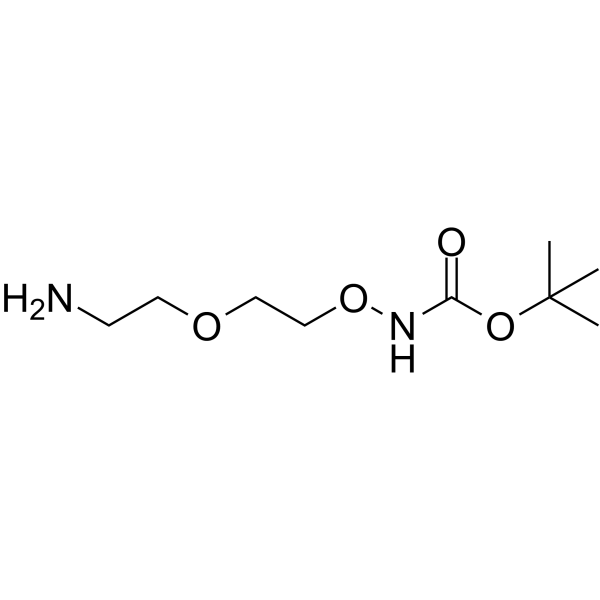 Boc-Aminooxy-PEG1-C2-NH2 Chemical Structure