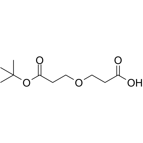 Acid-PEG1-C2-Boc Chemical Structure