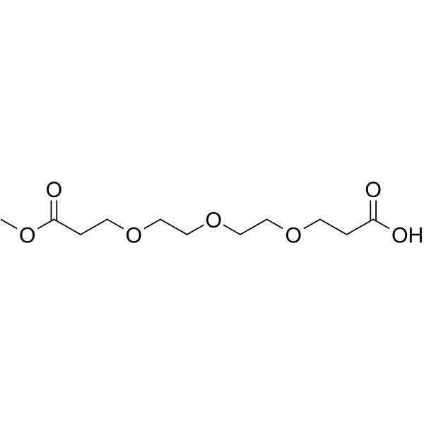 Acid-PEG3-mono-methyl  ester Chemical Structure