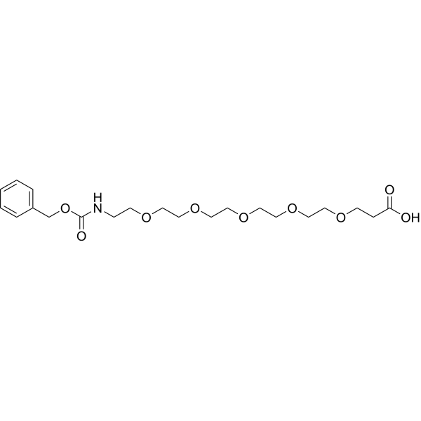 Cbz-NH-PEG5-C2-acid Chemical Structure