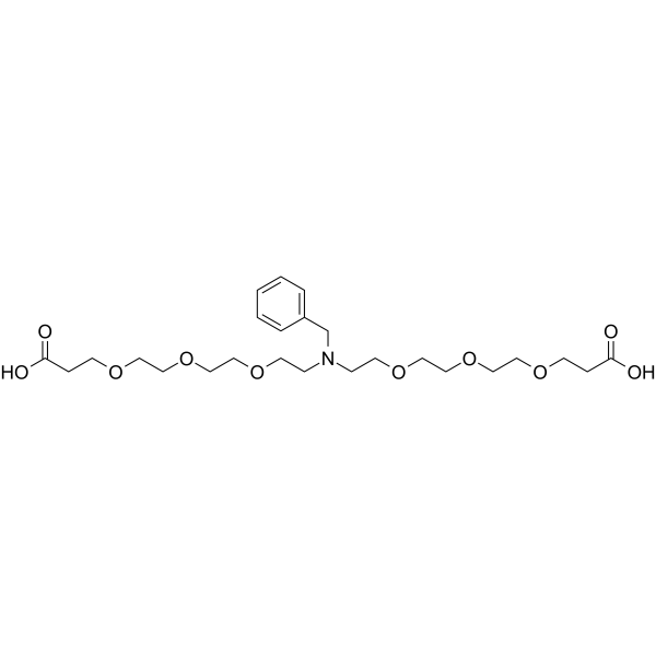 N-Benzyl-N-bis(PEG3-acid) Chemical Structure