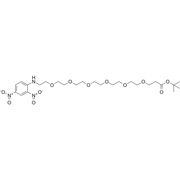 DNP-PEG6-Boc Chemical Structure