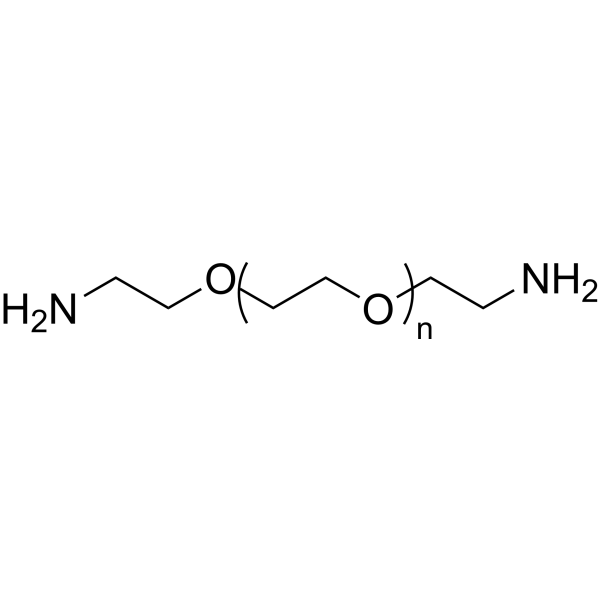 PEG-bis-amine (MW 3400) Chemical Structure