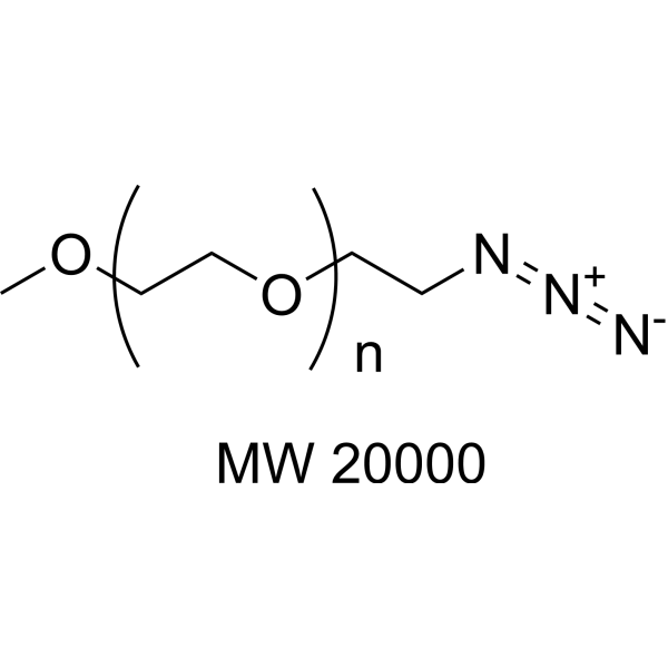 m-PEG-azide (MW 20000) Chemical Structure