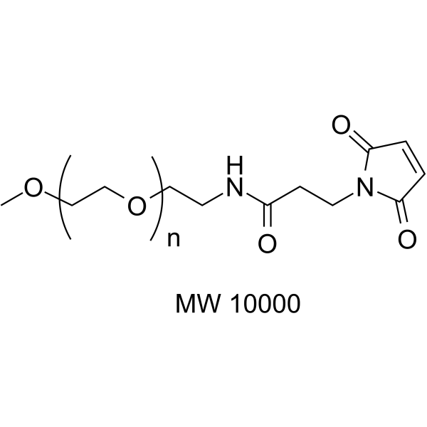 m-PEG-mal (MW 10000) Chemical Structure