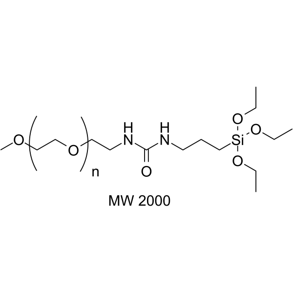 m-PEG-triethoxysilane (MW 2000) Chemical Structure
