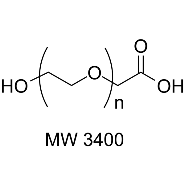 HO-PEG-CH2COOH (MW 3400) Chemical Structure