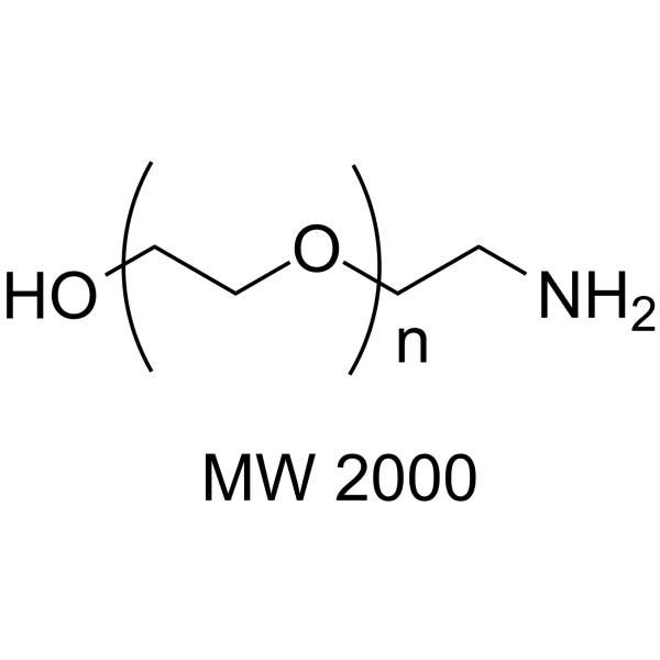 HO-PEG-amine (MW 2000) Chemical Structure