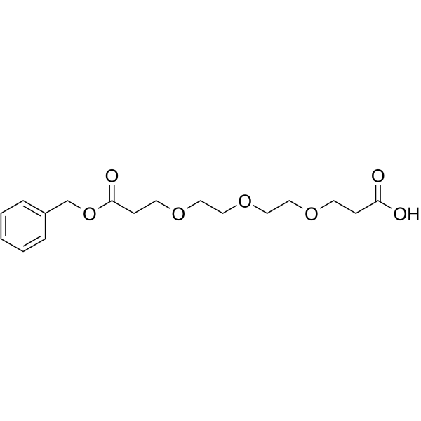 Benzyloxy carbonyl-PEG3-C2-acid Chemical Structure