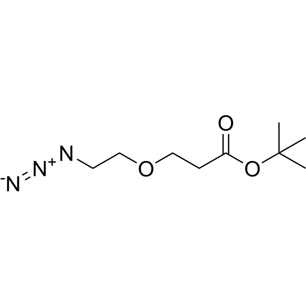 Azido-PEG1-Boc Chemical Structure