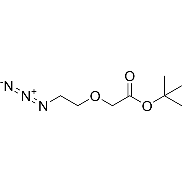 Azido-PEG1-C1-Boc Chemical Structure