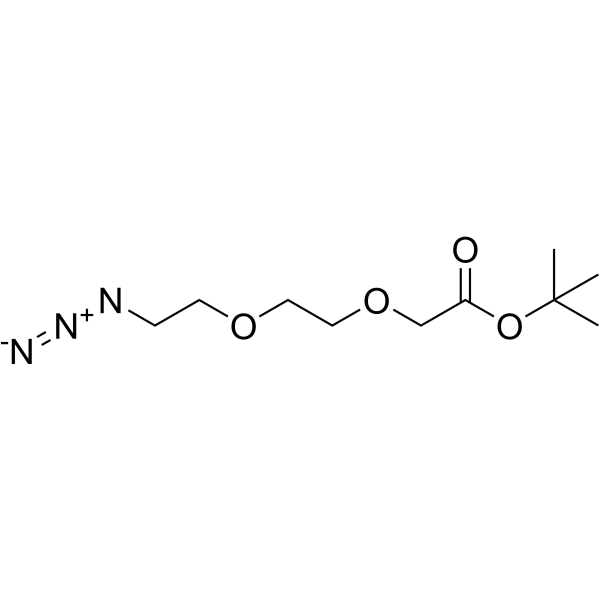 Azido-PEG2-C1-Boc Chemical Structure