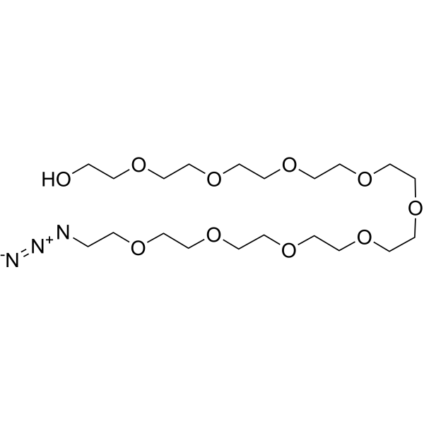 Azido-PEG10-alcohol Chemical Structure