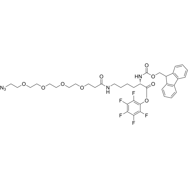 <em>N</em>-Fmoc-<em>N</em>'-(azido-PEG4)-<em>L-Lysine</em>-PFP ester