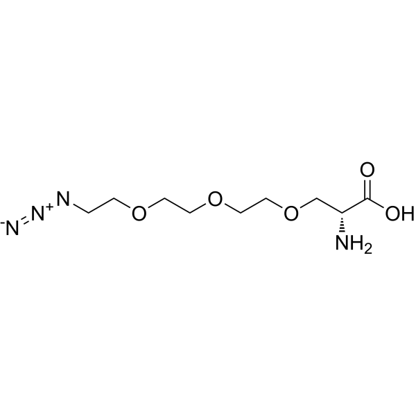 Azide-PEG3-C1-Ala Chemical Structure