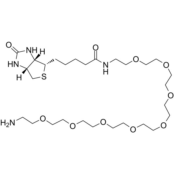Biotin-PEG8-<em>amine</em>