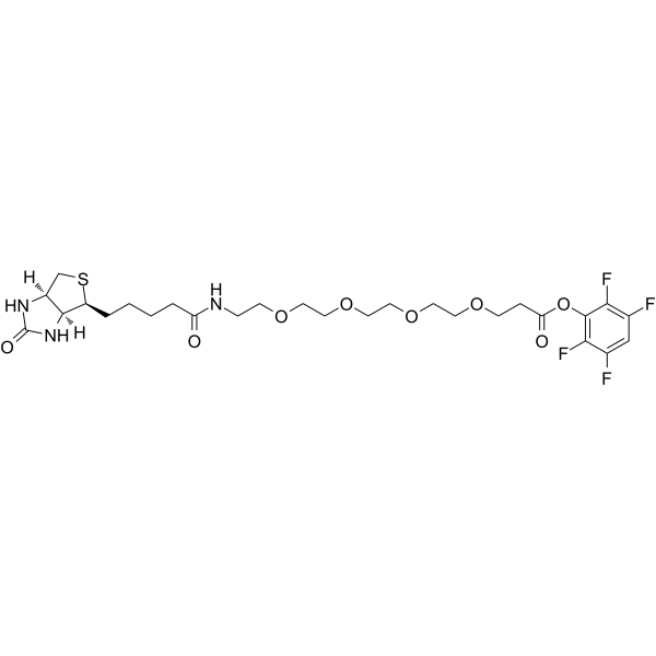 Biotin-PEG4-TFP ester Chemical Structure