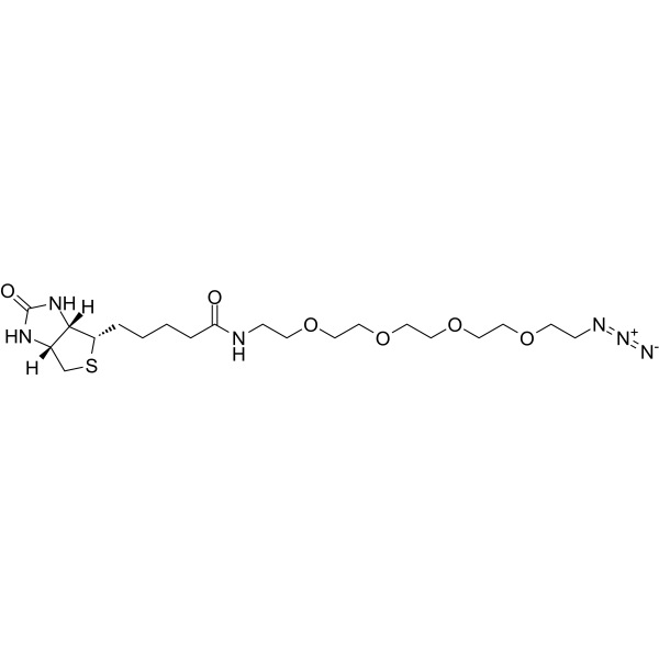 Biotin-PEG4-azide Chemical Structure