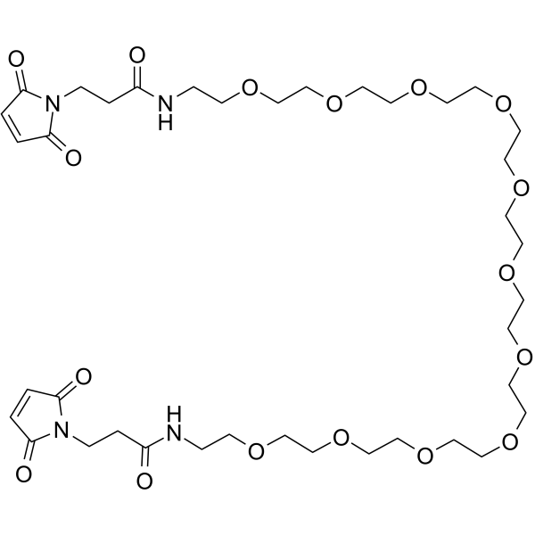 Bis-Mal-PEG11 Chemical Structure