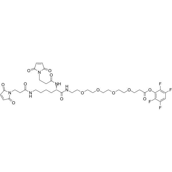 Bis-Mal-Lysine-<em>PEG</em>4-TFP ester