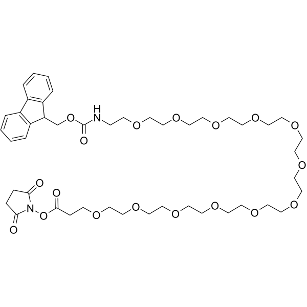 Fmoc-PEG12-NHS ester Chemical Structure