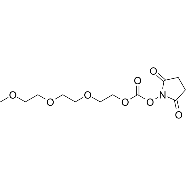 m-PEG3-succinimidyl carbonate Chemical Structure