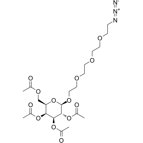 Azido-PEG4-tetra-Ac-beta-<em>D</em>-<em>glucose</em>