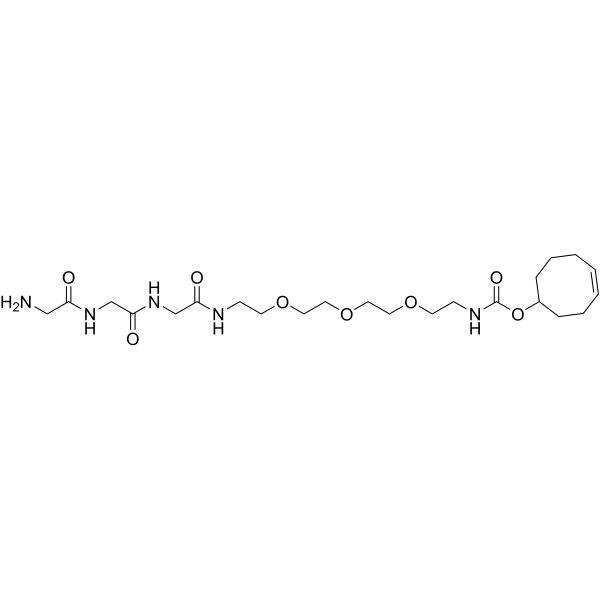 Gly-Gly-Gly-PEG3-TCO Chemical Structure