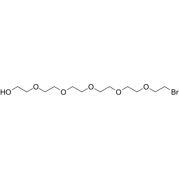 Bromo-PEG6-alcohol Chemical Structure