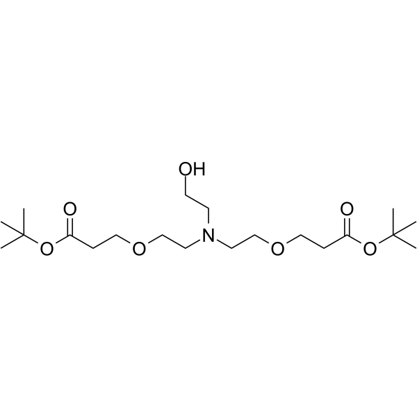 Hydroxy-<em>Amino</em>-bis(PEG1-<em>C</em>2-Boc)
