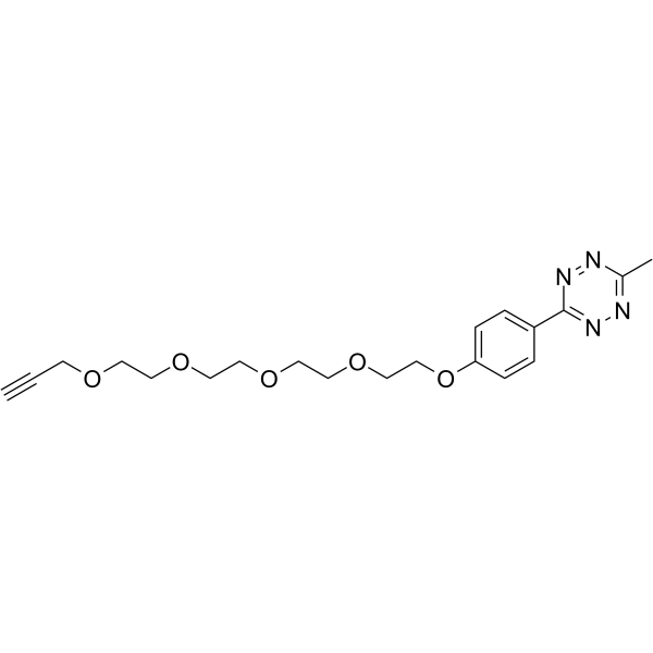 Methyltetrazine-<em>PEG</em>5-alkyne