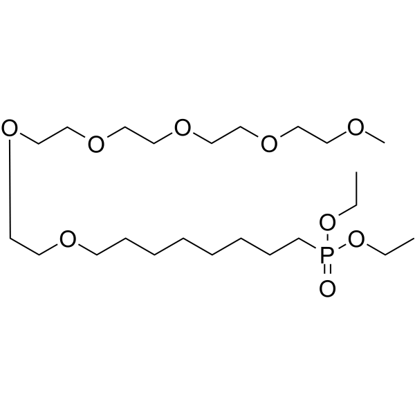 m-PEG6-C6-phosphonic acid ethyl ester Chemical Structure