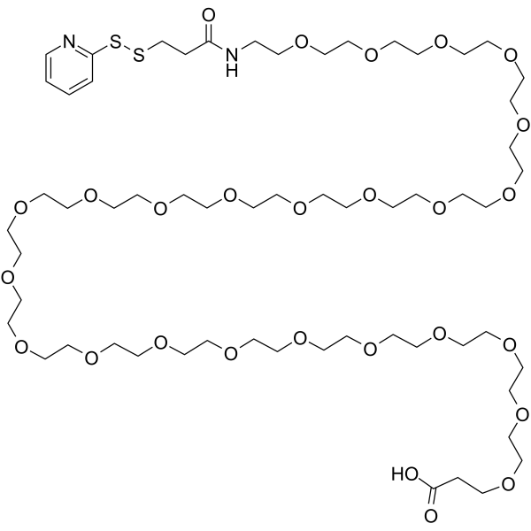 SPDP-PEG24-acid Chemical Structure