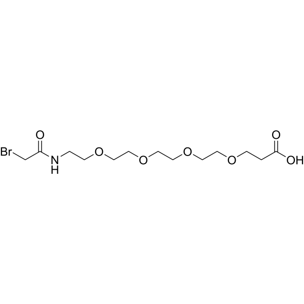 Bromoacetamido-<em>PEG</em>4-acid