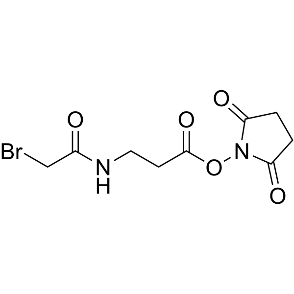 <em>N</em>-Succinimidyl <em>3</em>-(Bromoacetamido)propionate