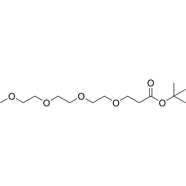 m-PEG4-Boc Chemical Structure