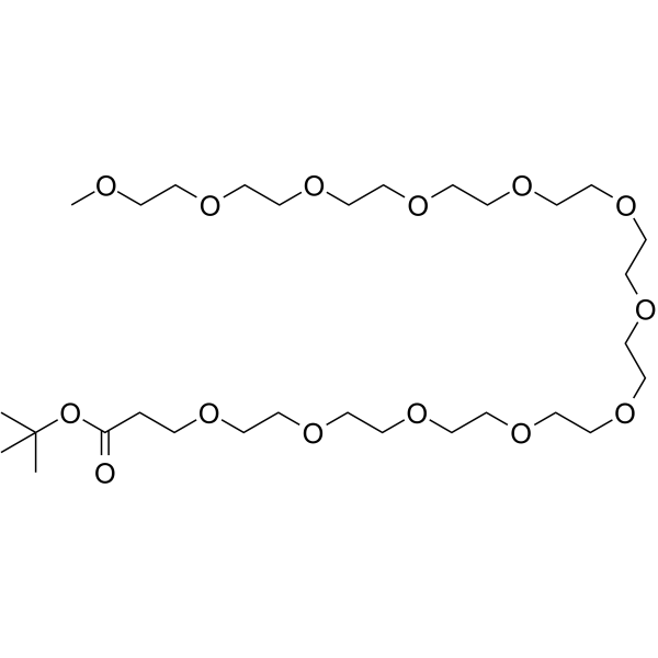 m-PEG12-Boc Chemical Structure